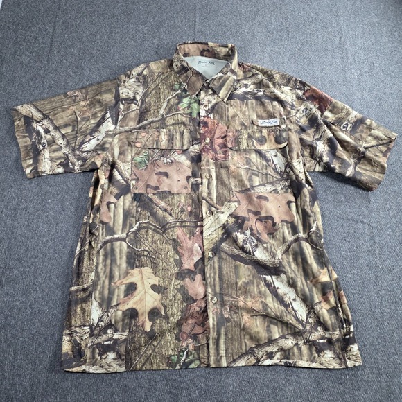 Bimini Bay Other - Bimini Bay Camo Men's Large Short Sleeve Button Up Fishing Hunting Outdoors